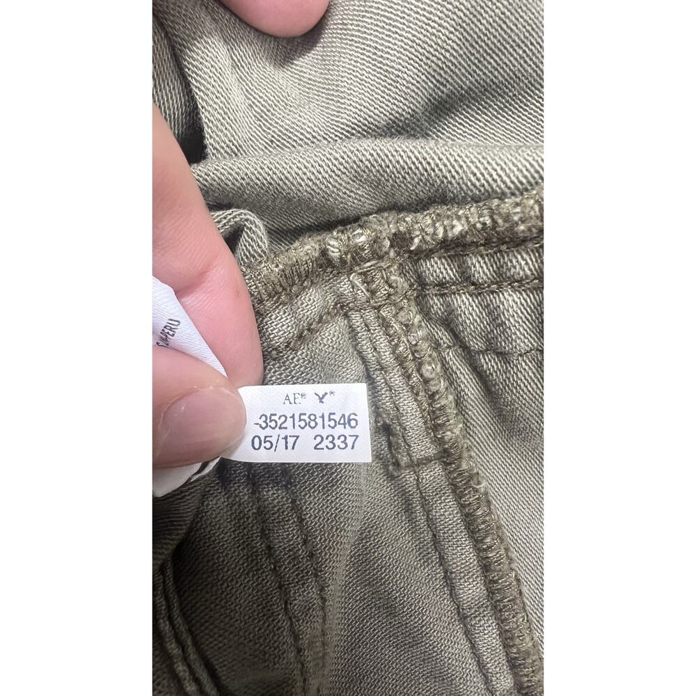 American Eagle Women's Utility Jacket Size M Funnel Neck Military Lightweight - Picture 11 of 12